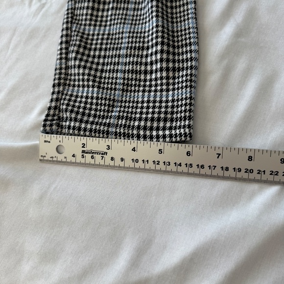 H&M Girl's Pull-On Houndstooth‎ Plaid Tie-Belt Pants Black & White Size Girls 16 - Picture 11 of 12